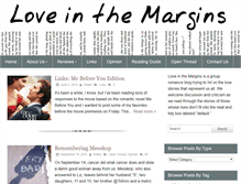 Tablet Screenshot of loveinthemargins.com